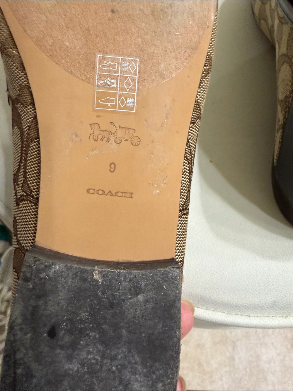 Coach Signature-Pattern Loafers - Picture 5 of 5